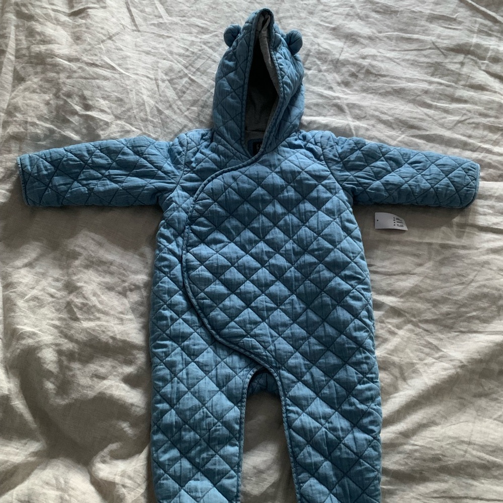 GAP Snowsuit. Never used; with tags. Size is 18-24 months
